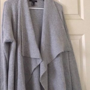 Gray Duster sweater
